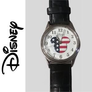 Disney Time Works Patriotic Red, White and Blue Mickey Mouse Watch‎